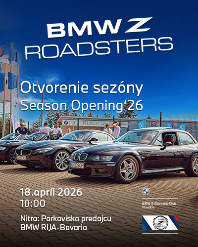 Otvorenie sezóny BMW Z-Roadsters - 18.apríla 2026 - Nitra, Skýcov