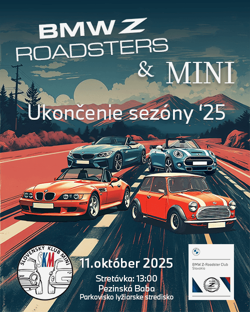Ukončenie sezóny BMW Z-Roadsters + MINI - 11.október 2025