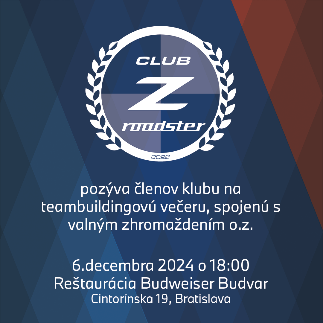 Pozývame členov klubu na teambuildingovú večeru, spojenú s valným zhromaždením